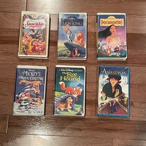 BUNDLE Disney Movies VHS